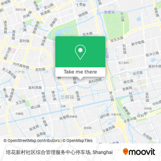 培花新村社区综合管理服务中心停车场 map