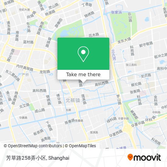芳草路258弄小区 map