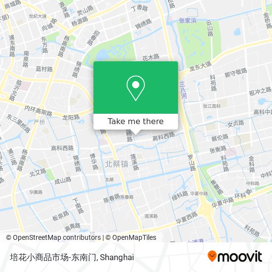 培花小商品市场-东南门 map