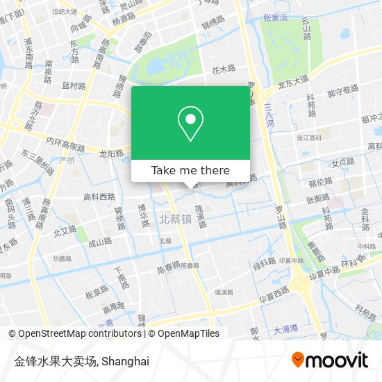 金锋水果大卖场 map