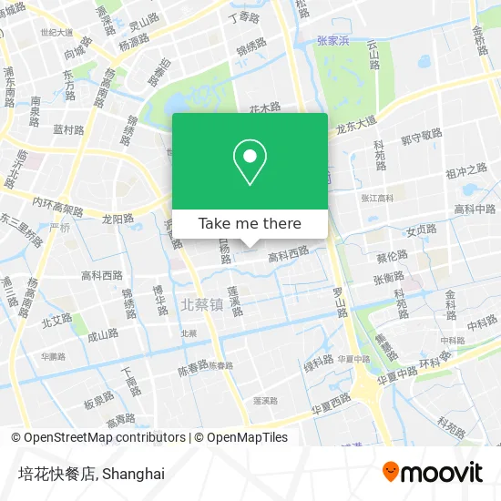 培花快餐店 map