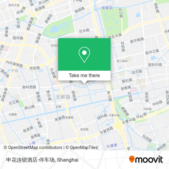 申花连锁酒店-停车场 map