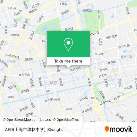 AED(上海市华林中学) map