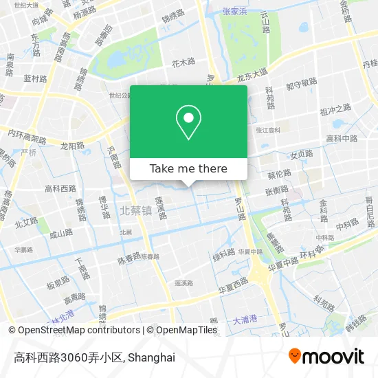 高科西路3060弄小区 map