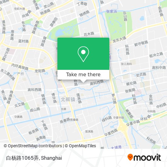 白杨路1065弄 map