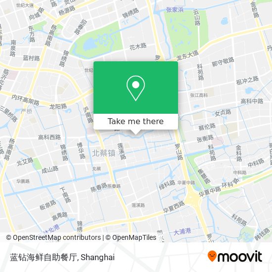 蓝钻海鲜自助餐厅 map