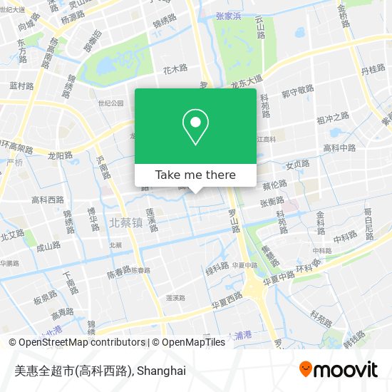 美惠全超市(高科西路) map