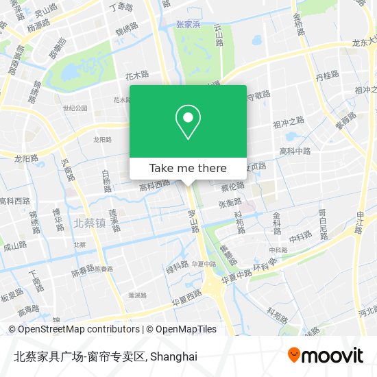 北蔡家具广场-窗帘专卖区 map