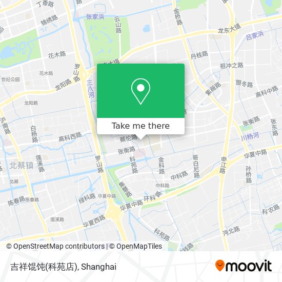 吉祥馄饨(科苑店) map