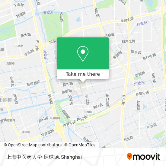 上海中医药大学-足球场 map