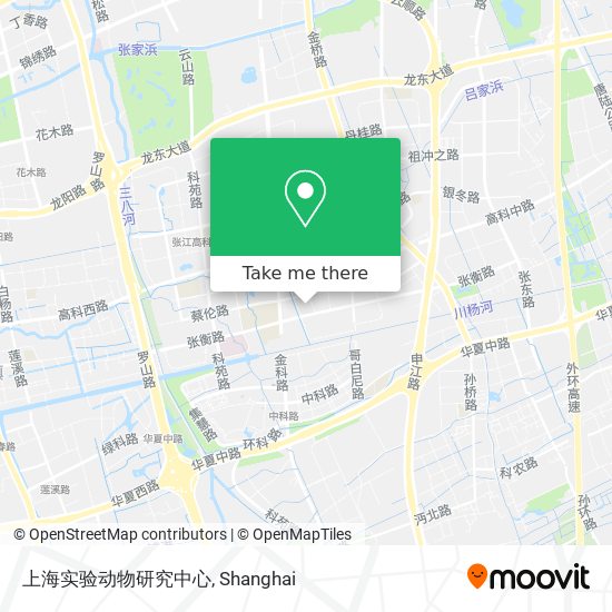 上海实验动物研究中心 map