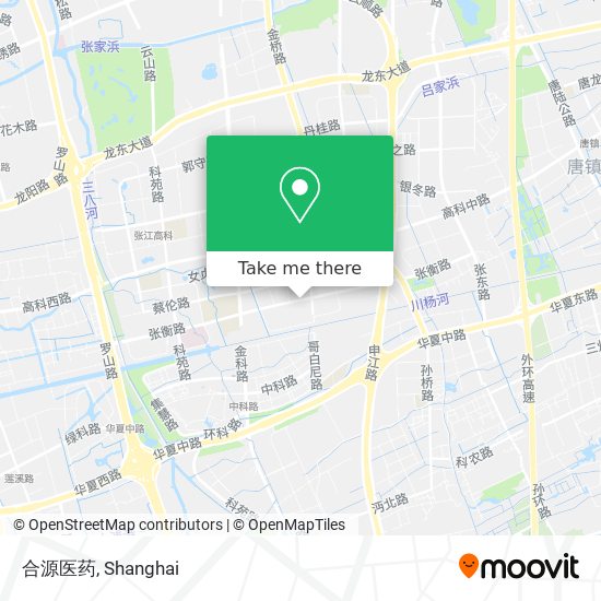 合源医药 map