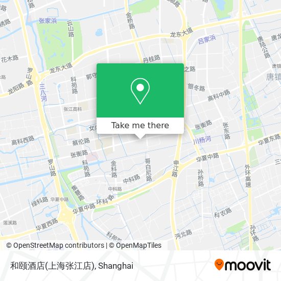 和颐酒店(上海张江店) map