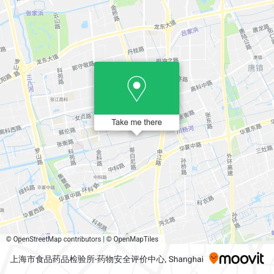 上海市食品药品检验所-药物安全评价中心 map