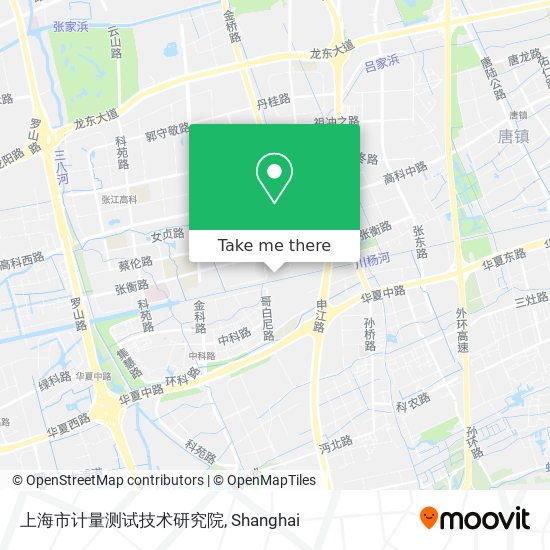 上海市计量测试技术研究院 map