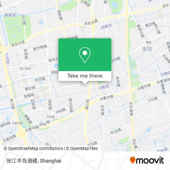 张江半岛酒楼 map