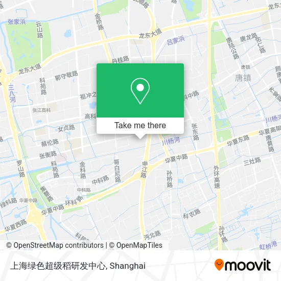 上海绿色超级稻研发中心 map