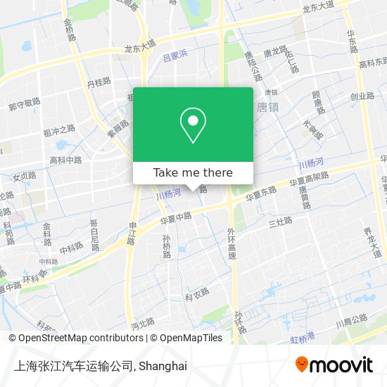 上海张江汽车运输公司 map