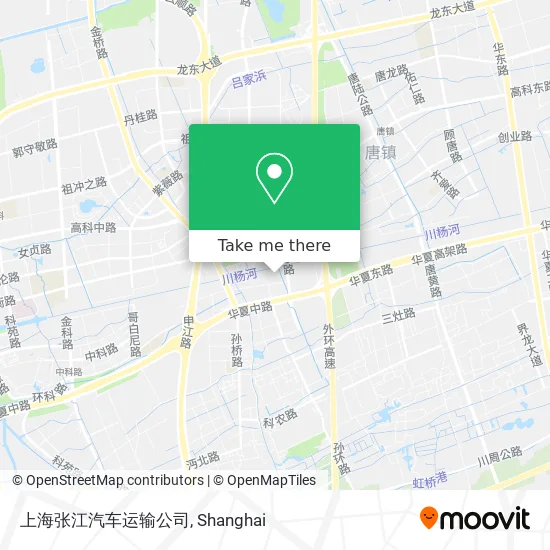 上海张江汽车运输公司 map
