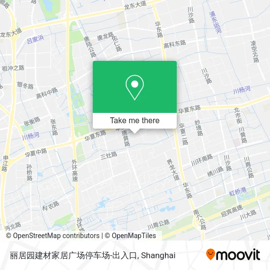 丽居园建材家居广场停车场-出入口 map