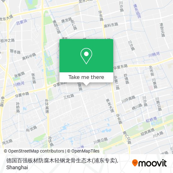 德国百强板材防腐木轻钢龙骨生态木(浦东专卖) map
