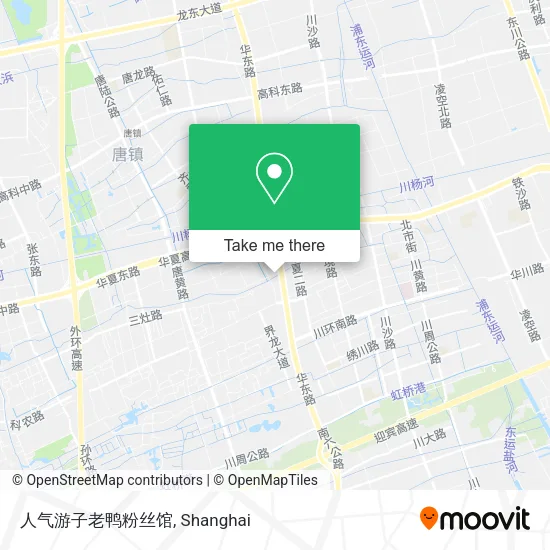 人气游子老鸭粉丝馆 map