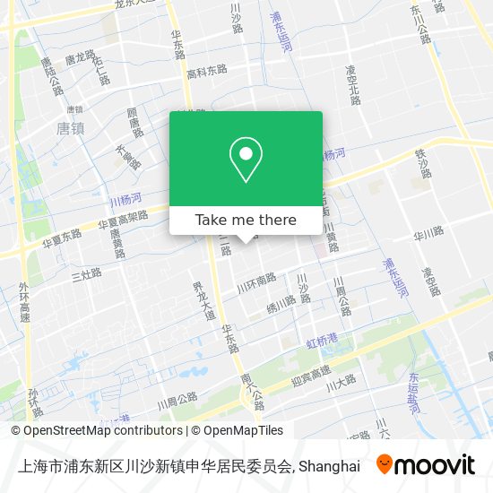 上海市浦东新区川沙新镇申华居民委员会 map