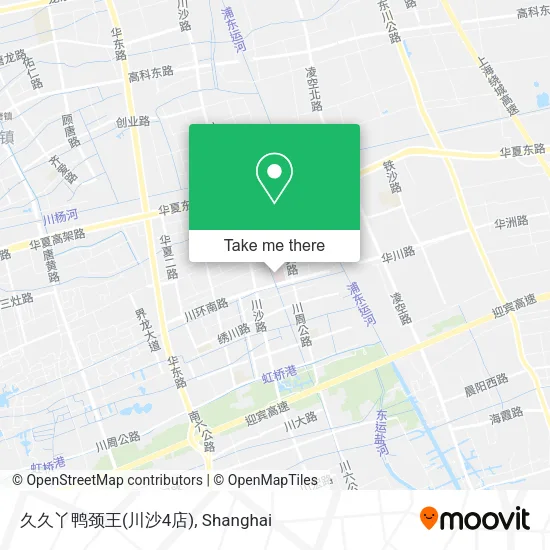 久久丫鸭颈王(川沙4店) map