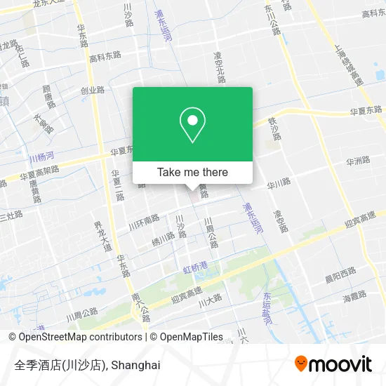 全季酒店(川沙店) map