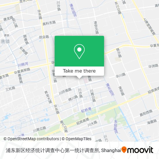 浦东新区经济统计调查中心第一统计调查所 map