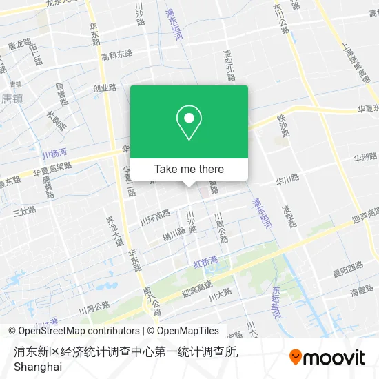 浦东新区经济统计调查中心第一统计调查所 map