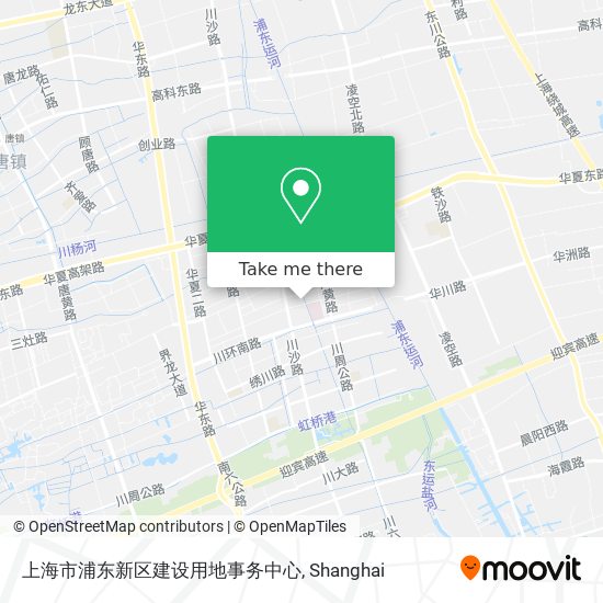 上海市浦东新区建设用地事务中心 map