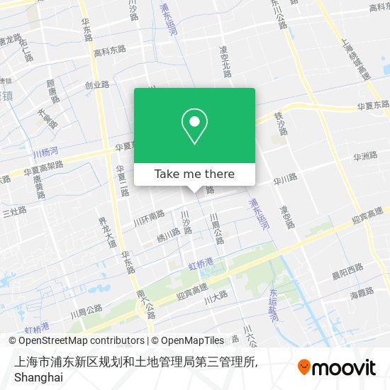 上海市浦东新区规划和土地管理局第三管理所 map