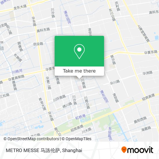 METRO MESSE 马詻伦萨 map
