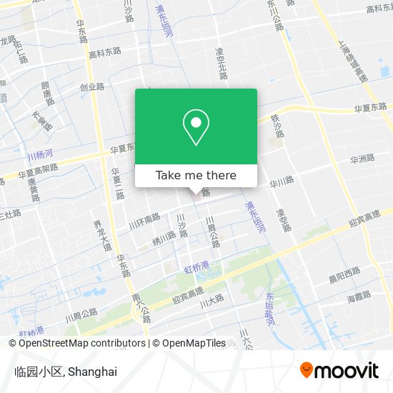 临园小区 map