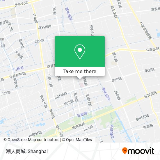 潮人商城 map