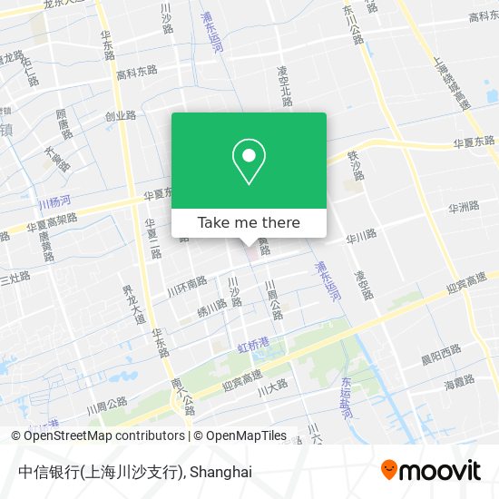 中信银行(上海川沙支行) map