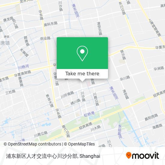 浦东新区人才交流中心川沙分部 map
