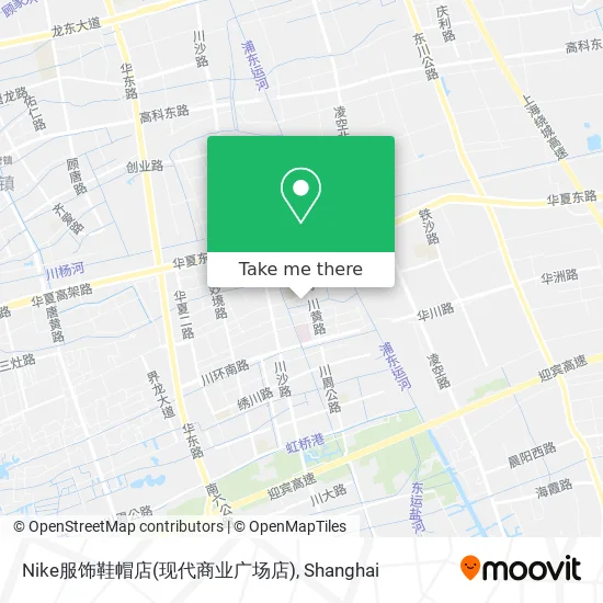 Nike服饰鞋帽店(现代商业广场店) map