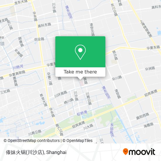 傣妹火锅(川沙店) map