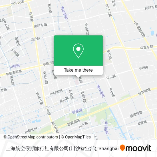 上海航空假期旅行社有限公司(川沙营业部) map