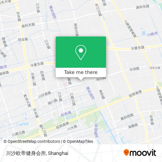 川沙欧帝健身会所 map