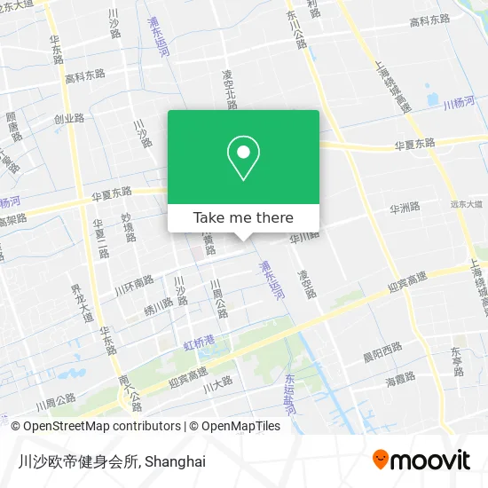 川沙欧帝健身会所 map