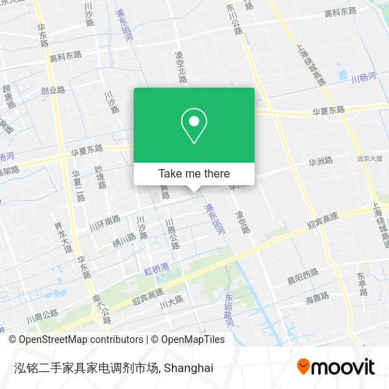 泓铭二手家具家电调剂市场 map