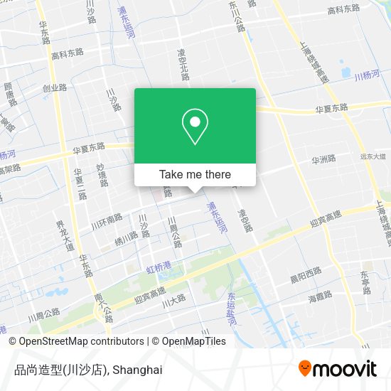 品尚造型(川沙店) map