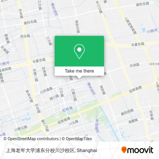上海老年大学浦东分校川沙校区 map