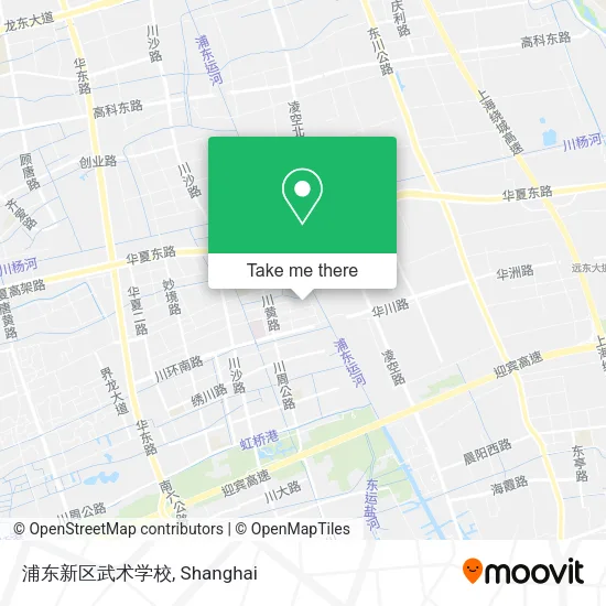 浦东新区武术学校 map