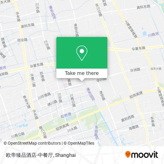 欧帝臻品酒店-中餐厅 map