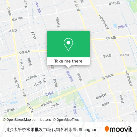 川沙太平桥水果批发市场代销各种水果 map