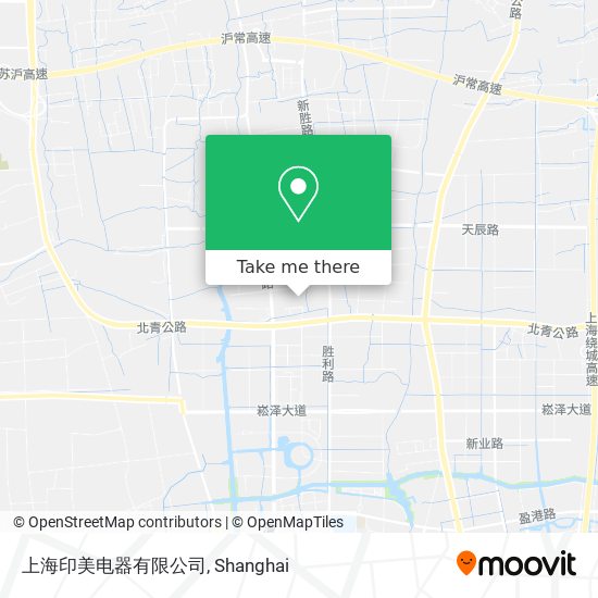 上海印美电器有限公司 map